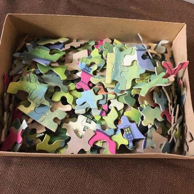 Lot # 213 Vintage Picture of Farm Barn Puzzle