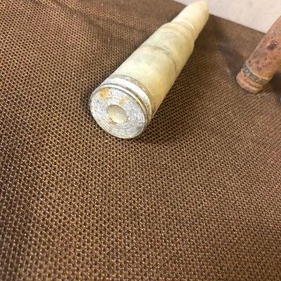 Lot # 215  Big bullets - 2 bullets 1 - shell3 