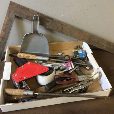 Lot # 220 Garage Lot: hammer, files, square etc.