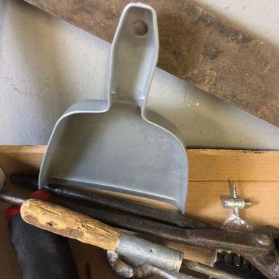Lot # 220 Garage Lot: hammer, files, square etc.