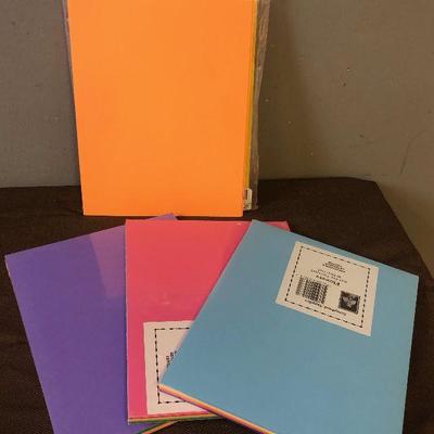 Lot # 226 Assorted cover card stock work 