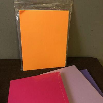 Lot # 226 Assorted cover card stock work 