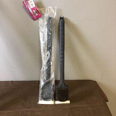 Lot # 229 2 BBQ Scrappers and brushes