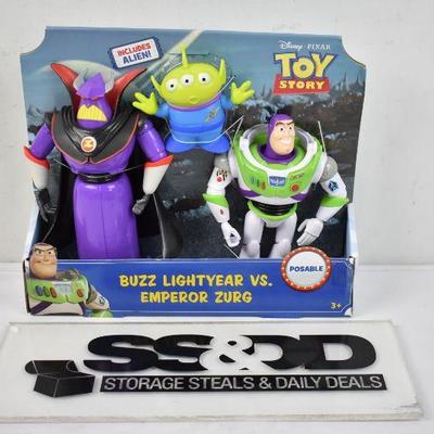 Disney/Pixar Toy Story Buzz Lightyear Vs. Emperor Zurg - New ...