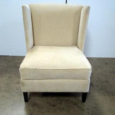 Lot 1016 A - Beige Armless Chair 