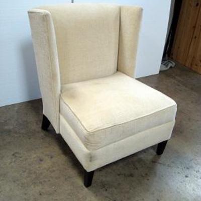 Lot 1016 B - Beige Armless Chair 
