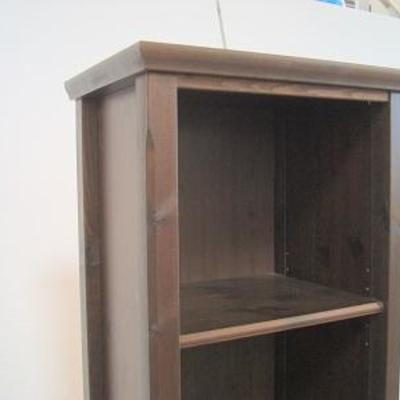 Lot 1024 - Simple Upright Wood Shelf Unit (#1)
