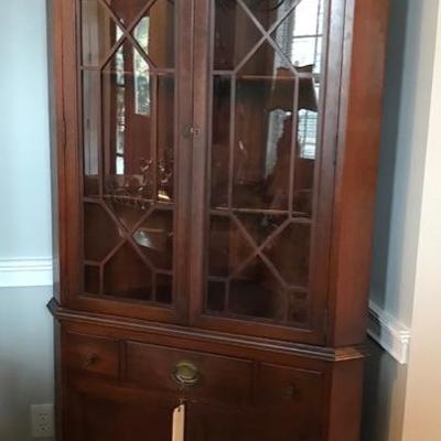Corner cupboard $325
