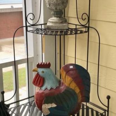 Metal baker's rack $120