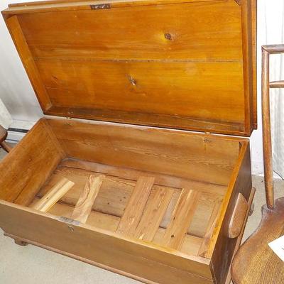 Hand Made wood Storage Chest.