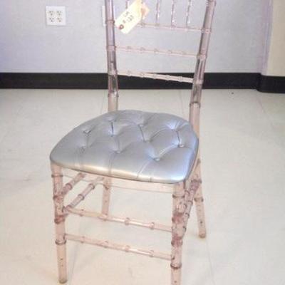Lot 120 -  1 Very Cool Lucite Acrylic Chair