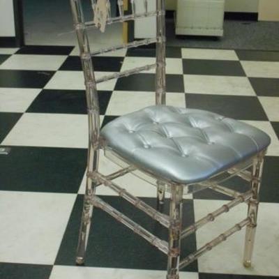 Lot 120 -  1 Very Cool Lucite Acrylic Chair