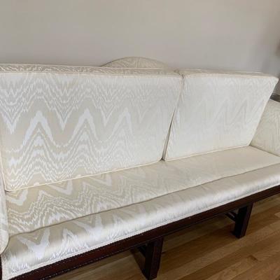 Vintage 1940's camelback sofa
