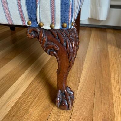 Vintage wingback chair