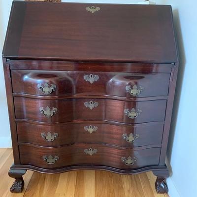 Vintage Maddux mahogany desk