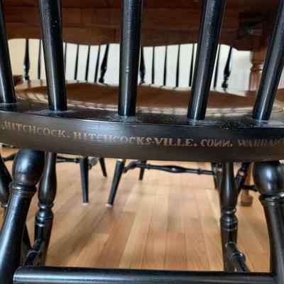 Set of 6 Hitchcock chairs