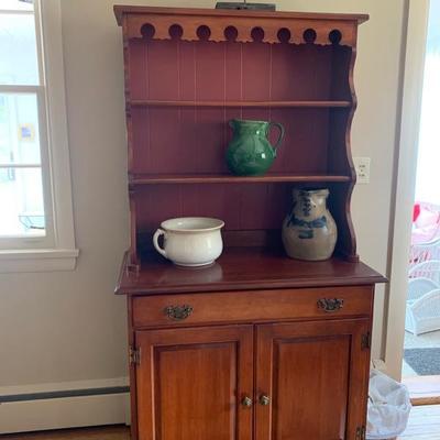 Maple china cabinet