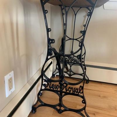 Cast iron base table
