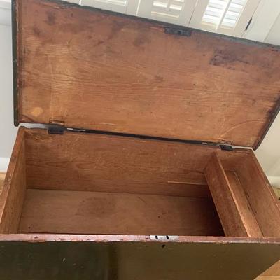Antique 6 board blanket chest