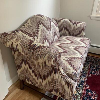 Upholstered loveseat