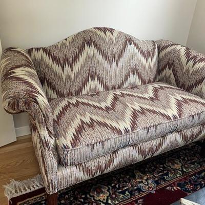 Upholstered loveseat