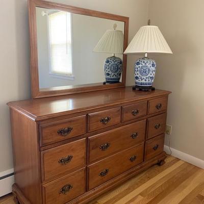Vintage maple 10 drawer chest