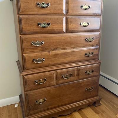 Maple tall chest
