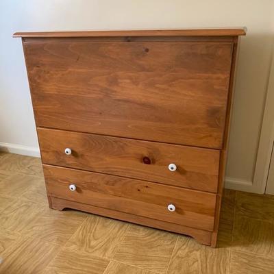 2 drawer pine blanket chest, not old. -Price Reduced!