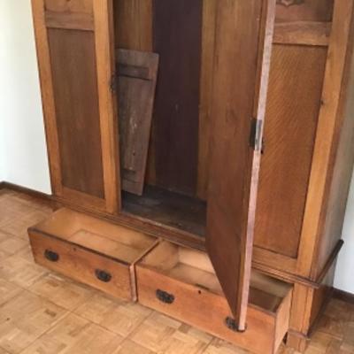 E-102 Antique Armoire 