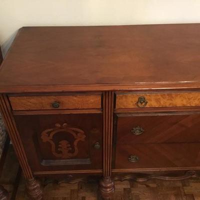 D-102 antique Spanish revival sideboard 