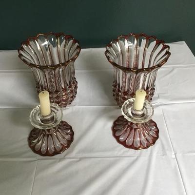 F-101 Pair of hurricane lamps