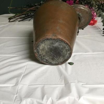 F-105  antique brass pitcher 
