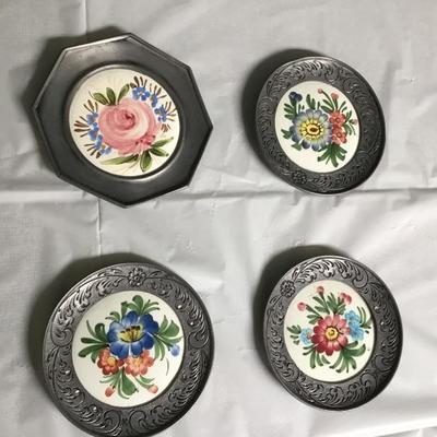 F-109 Etan Zinn Pewter wall plaque