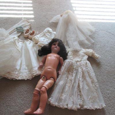 Antique Bisque Head Armand Marseille Doll Germany 390 A.9 M. 24"Composition Body