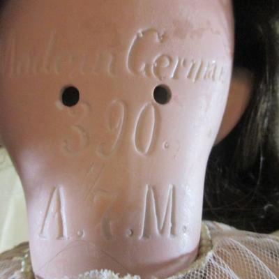 Antique Bisque Head Armand Marseille Doll Germany 390 A.9 M. 24"Composition Body