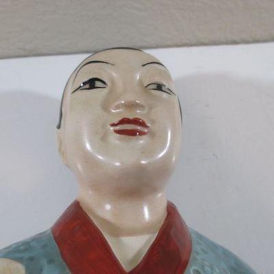Hoffman 1949 Female Statue Figurine Signed  22" was a Lamp 
