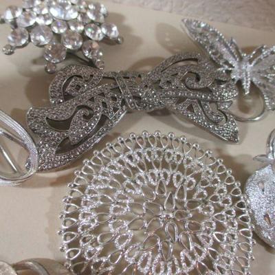 Silver Jewelry Lot Marked and Unmarked All Wear