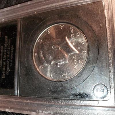 Kennedy half dollar 2000