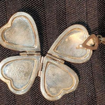Silver Open Heart Locket