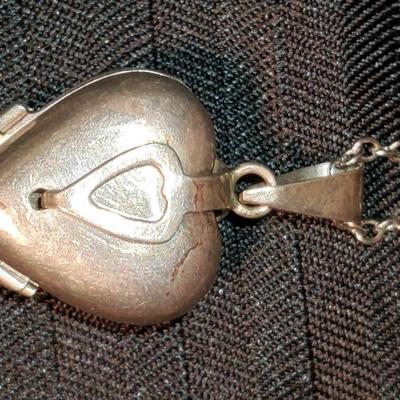 Silver Open Heart Locket