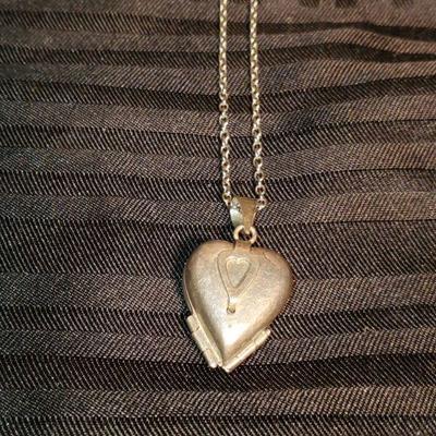 Silver Open Heart Locket