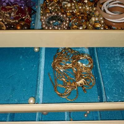 Antique Jewelry and Jewelry Box  #2
