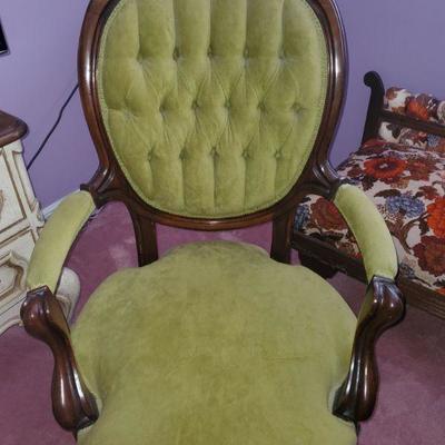 Green Antique Chair