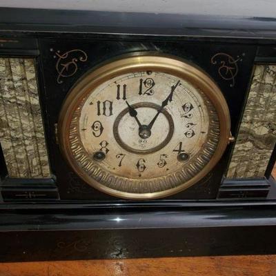 Antique Seth Thomas Adamantine 8 Day Mantle Clock ~ c.a. 1900 ~ Running Cond