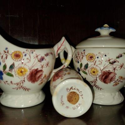 Vernon Klins Creamer and Sugar Set