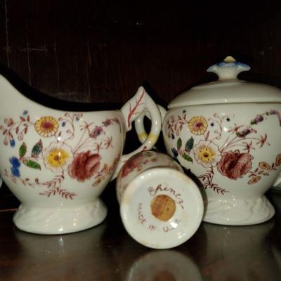 Vernon Klins Creamer and Sugar Set
