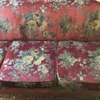 L-104 Antique Duncan Phyfe style sofa