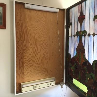 L-134 Antique Stainglass window