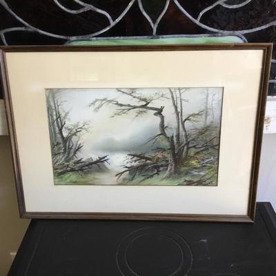 L-136 Arts and crafts painting by mystery artist