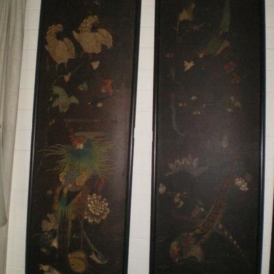 4 Panel Asian Screen